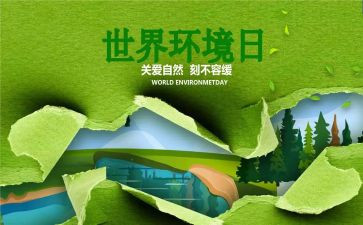 2024年6月5日环境日活动总结7篇