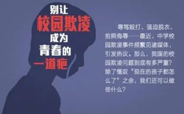 防校园欺凌演讲稿模板7篇