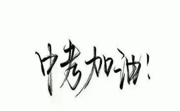 中考的演讲稿优秀8篇